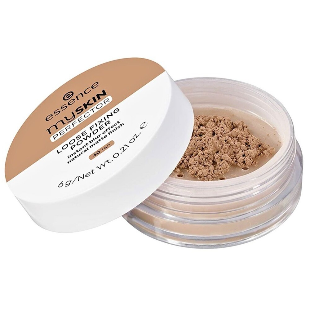 essence | My Skin Perfector Loose Fixing Powder | Instant Blur Effect - 40 TAN